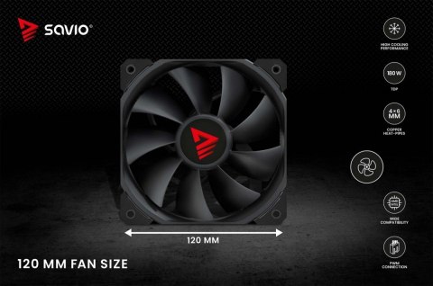 Savio Chłodzenie procesora CPU Vortex X2