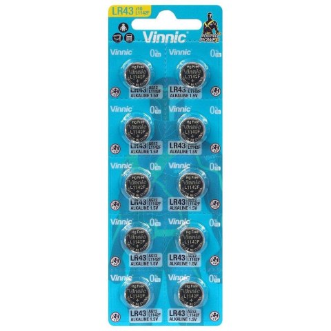 Vinnic Baterie alkaliczne mini L1142F Vinnic 10 szt.