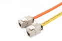 Digitus Moduł (gniazdo) Keystone RJ45 (8P8C) kat.6A, STP, ekranowany, stalowy, opaska czarna, beznarzędziowy