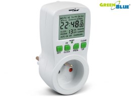 Greenblue Timer cyfrowy GreenBlue GB107 16 programów max 240 programów