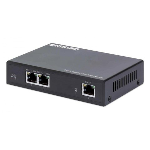 Intellinet Extender Ultra PoE Intellinet 2-portowy Gigabit 802.3at/af