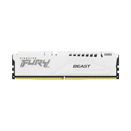 Kingston Pamięć DDR5 Kingston FURY Beast 16GB (1x16GB) 5600MHz CL40 1,25V White XMP