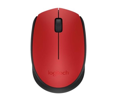 LOGITECH Mysz bezprzewodowa Logitech M171 optyczna czerwona