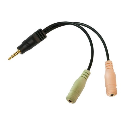 LogiLink Adapter audio stereo LogiLink CA0021 3,5mm jack (M) > 2x 3,5mm jack (F)