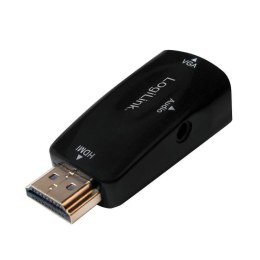 LogiLink Konwerter HDMI LogiLink CV0107 HDMI (M) na VGA (F), audio 3,5mm jack