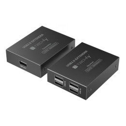 Techly Extender / HUB Techly 4-Portowy USB 2.0 Cat6 do 150m