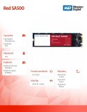 Western Digital Dysk Red SSD 1TB M.2 2280 SA500 WDS100T1R0B