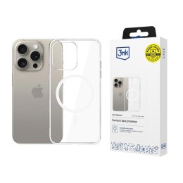 3mk Protection Etui na telefon 3mk do Apple iPhone 15 Pro Max z Mag Safe - przezroczyste Clear MagCase