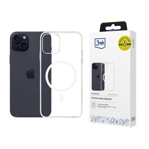 3mk Protection Etui na telefon 3mk do Apple iPhone 15 z Mag Safe - przezroczyste Clear MagCase