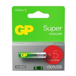 GP Recyko Bateria alkaliczna AAA/LR03 GP ReCyko Super Alkaline G-TECH - 5 sztuk