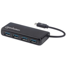 Manhattan Hub USB Manhattan 4-portowy USB3.2 Gen1