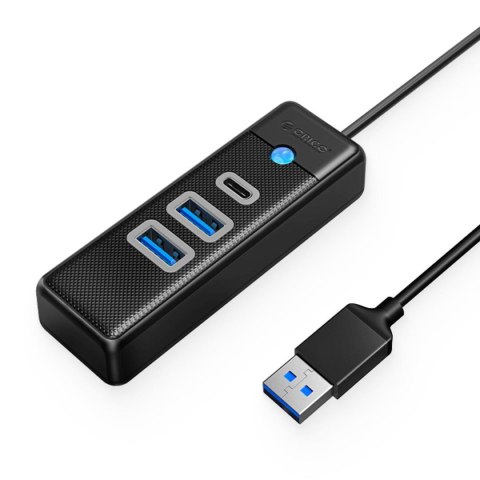 ORICO Hub USB-A Orico PWC2U-U3-015-BK-EP 2x USB 3.1 + USB-C, czarny