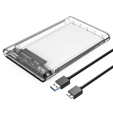 ORICO Obudowa na dysk Orico 2139U3-CR-EP HDD/SSD 2,5" USB 3.1, 5 Gbps, clear