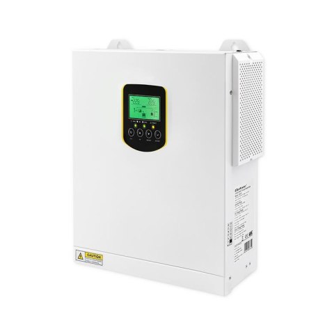 Qoltec Inwerter solarny Qoltec hybrydowy Off-Grid 2.5kVA | 2.5kW | 100A | MPPT | LCD | BMS | Sinus