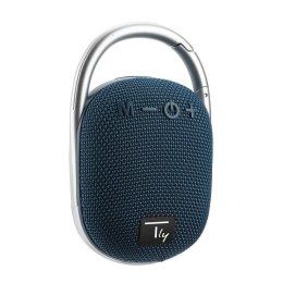 Techly Głośnik Techly Bluetooth 5.3 5W TWS LED/MP3/USB/TF niebieski