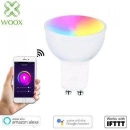 WOOX Żarówka Smart Woox LED Wi-Fi Kolorowa RGB+CCT 5W GU10 2700K-6500K