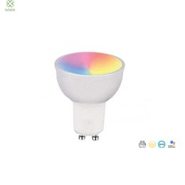 WOOX Żarówka Smart Woox LED Wi-Fi Kolorowa RGBW 4,5W GU10 2700K