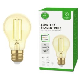 WOOX Żarówka Smart Woox Retro Filament Wi-Fi E27