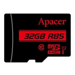 Apacer Karta pamięci microSDHC Apacer R85 32GB (85/10 MB/s) Class 10 U1 + Adapter