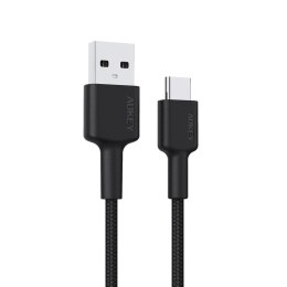 Aukey Kabel USB Aukey CB-CD30 BK USB-A - USB-C, QC, 0,9 m