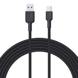 Aukey Kabel USB Aukey CB-NAC1 BK USB-A - USB-C, PD 60W, 1m, m/m