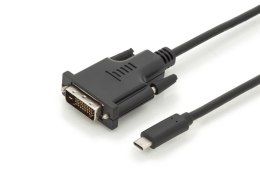 Digitus Kabel adapter DIGITUS USB 3.1 Typ USB C/DVI-D (24+1) 1080p 60Hz M/M 2m