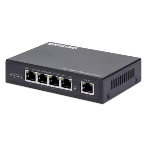 Intellinet Extender Ultra PoE Intellinet 4-portowy Gigabit 802.3at/af