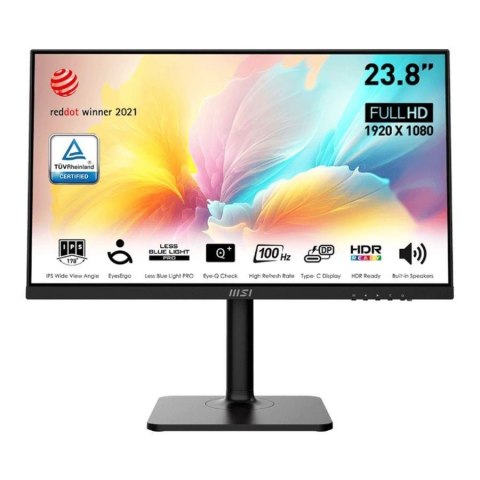 MSI Monitor MSI 23,8" Modern MD2412P HDMI USB-C głośniki