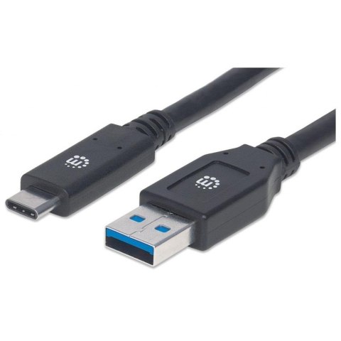 Manhattan Kabel Manhattan USB 3.2 Gen1 C/A M/M 3m czarny