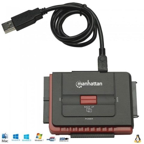 Manhattan Kabel adapter Manhattan USB/SATA IDE 3,5/2,5" 1,8m