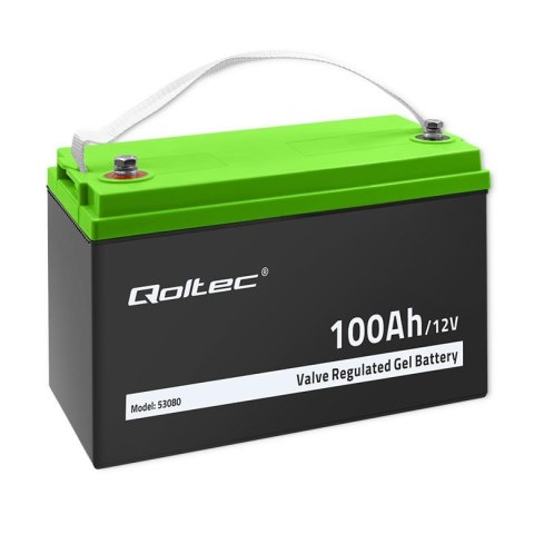 Qoltec Akumulator żelowy Qoltec 12V | 100Ah | GEL | 29.3kg