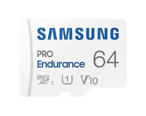 SAMSUNG Karta pamięci Samsung PRO Endurance microSDXC 64GB (100/40 MB/s) + adapter