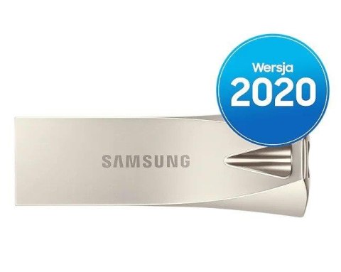 SAMSUNG Pendrive Samsung BAR Plus 2020 256GB USB 3.1 Flash Drive 400 MB/s Champaign Silver