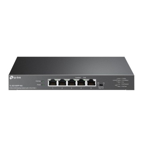 TP-LINK Switch niezarządzalny TP-Link TL-SG105PP-M2 5x10/100/1G/2,5G 4x PoE+ 123W