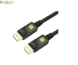 Techly Kabel DisplayPort Techly DisplayPort/DisplayPort M/M 10m czarny 4K