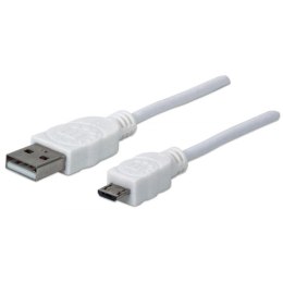 Techly Kabel USB Techly USB A-MicroB M/M USB 2.0 Hi-Speed 0,3m