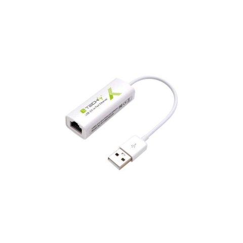 Techly Kabel adapter / karta sieciowa Techly USB-A / RJ45 10/100Mbps