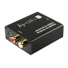 Techly Konwerter/Przetwornik Techly DAC Toslink Coaxial do Analog RCA L/R i 3.5mm