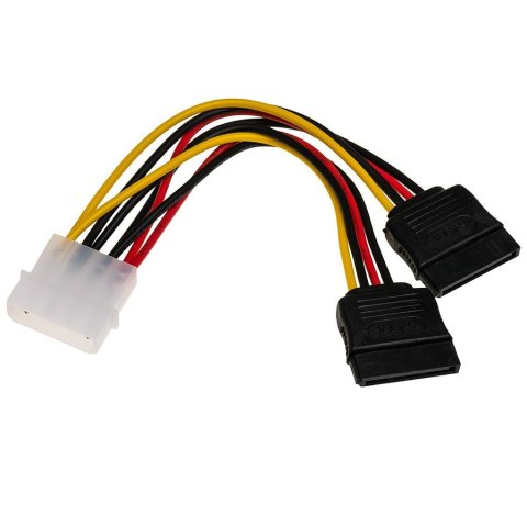 AKYGA Kabel adapter Akyga AK-CA-16 Molex (M) - 2x SATA (F) 0,15m