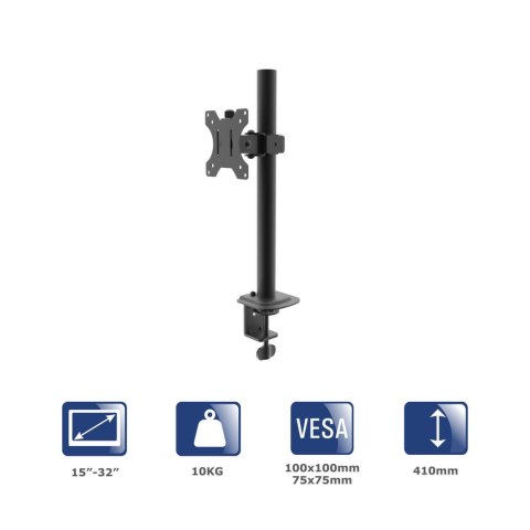 AKYGA Uchwyt biurkowy do monitora Akyga AK-MB-03 ramię 10kg VESA 75x75mm / 100x100mm 15-32"