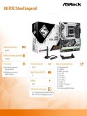 ASRock Płyta główna X670E STEEL LEGEND AM5 4DDR5 HDMI/DP M.2 EATX