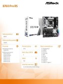 ASRock Płyta główna B760 Pro RS s1700 4DDR5 DP/HDMI/eDP M.2 ATX