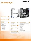 ASRock Płyta główna B760M Pro RS/D4 s1700 4DDR4 DP/HDMI mATX