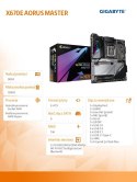 Gigabyte Płyta główna X670E AORUS MASTER AM5 4DDR5 HDMI/DP EATX