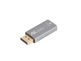 LANBERG Adapter Lanberg Displayport (M) -> HDMI (F) 4K srebrny