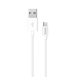 SAVIO Kabel USB 2.0 Savio CL-124 USB A (M) - micro USB B (M) 2,1A, 2m, biały