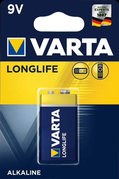 VARTA BATERIE Baterie VARTA Longlife Extra 6LR61/PP3 9V 1szt