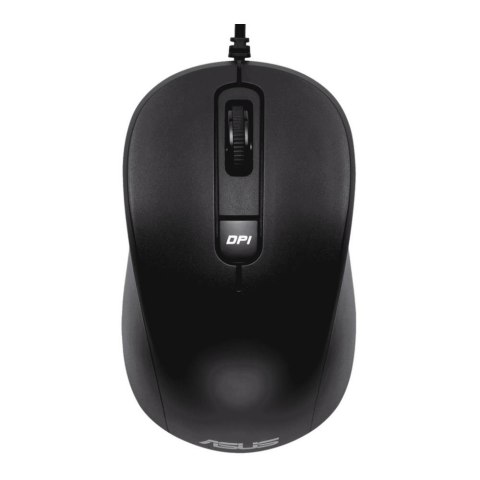 ASUS Mysz przewodowa ASUS MU101C optyczna 3200DPI czarna