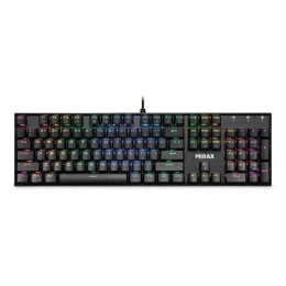 Defender Klawiatura przewodowa Defender MIRAX GK-352 MECHANICZNA podświetlana gaming RGB outemu blue