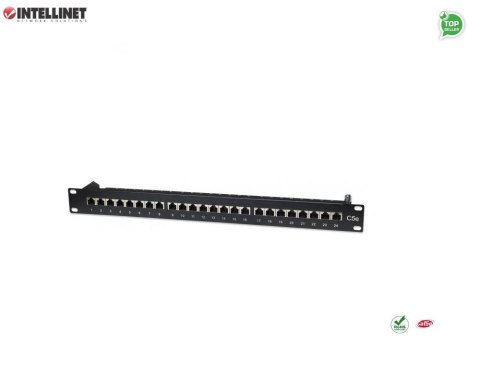 Intellinet Patch panel Intellinet 24 portów, STP Cat.5e